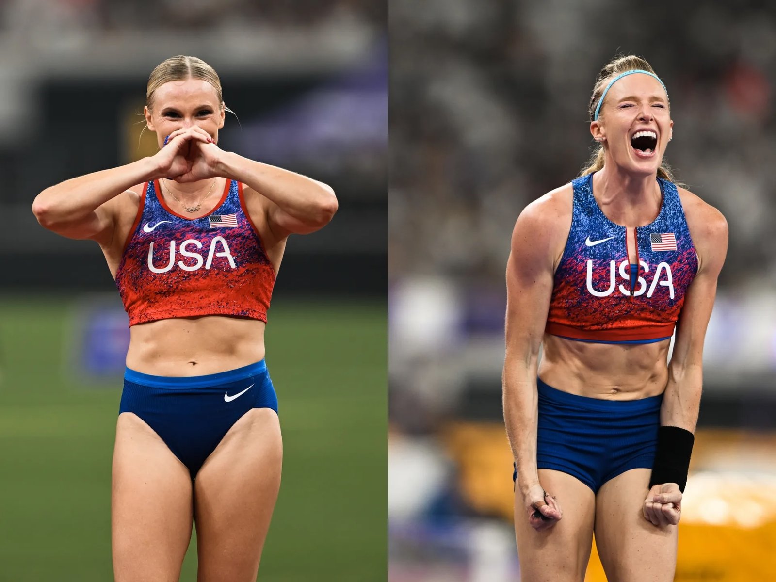 Katie Moon & Sandi Morris | Photos by Johnny Zhang / @jzsnapz