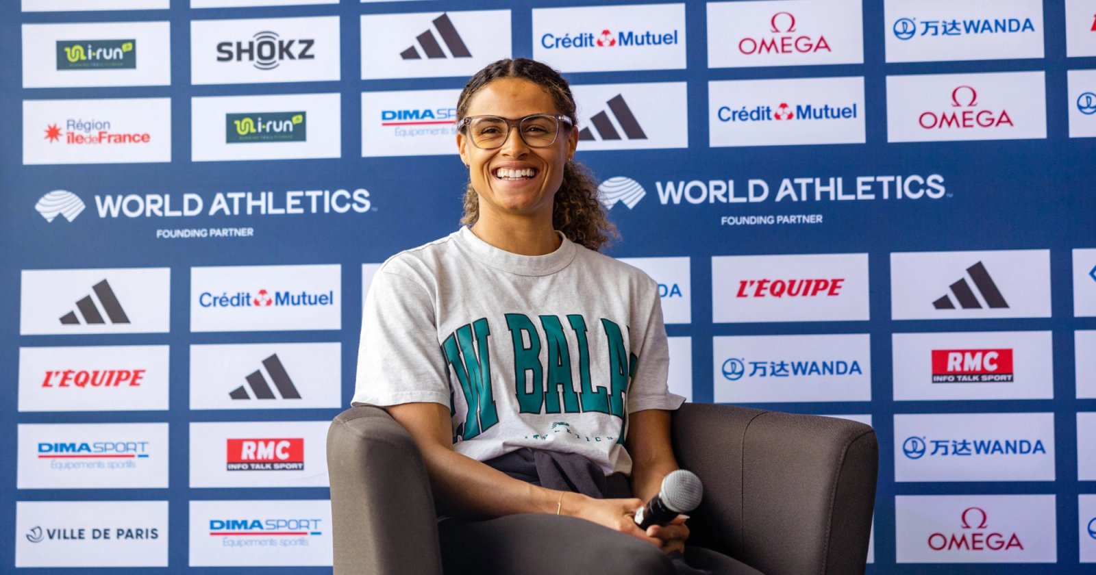 Sydney McLaughlin at Paris Diamond League Press Conference