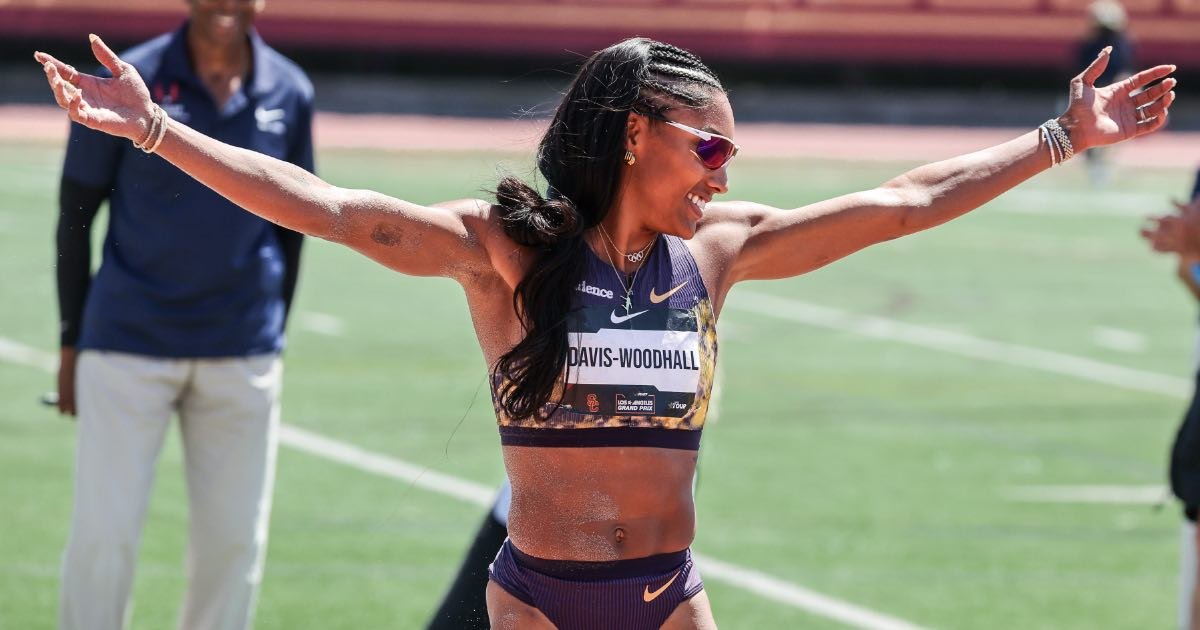 Tara Davis-Woodhall | Photo by Kevin Morris / @kevmofoto