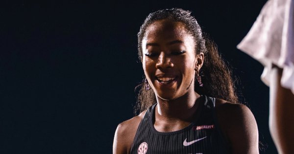 Britton Wilson at the 2023 NCAA Outdoor Track and Field Championships.