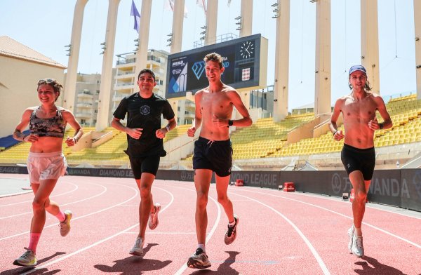 Hiltz, Hoppel, Ferlic, Beamish - Monaco Diamond League 