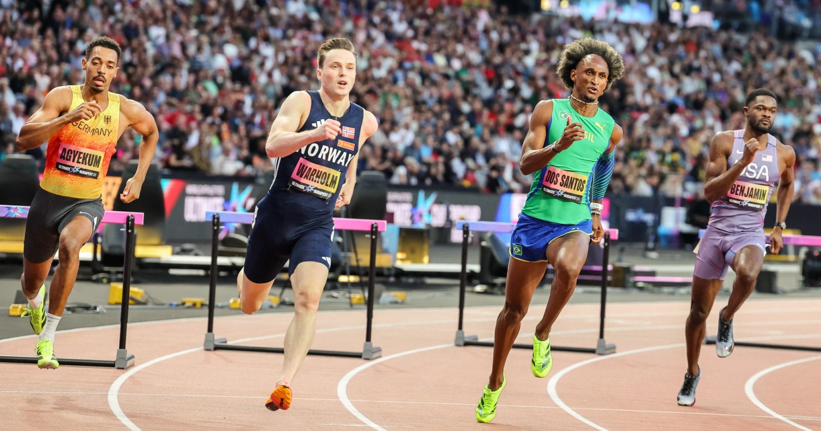 Men’s 400m Hurdles Final | Photo by Kevin Morris / @kevmofoto
