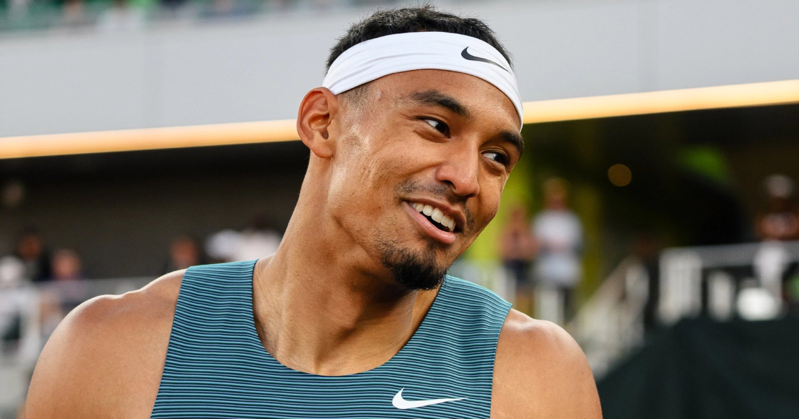 Michael Norman at the 2022 USATF Outdoor Championships