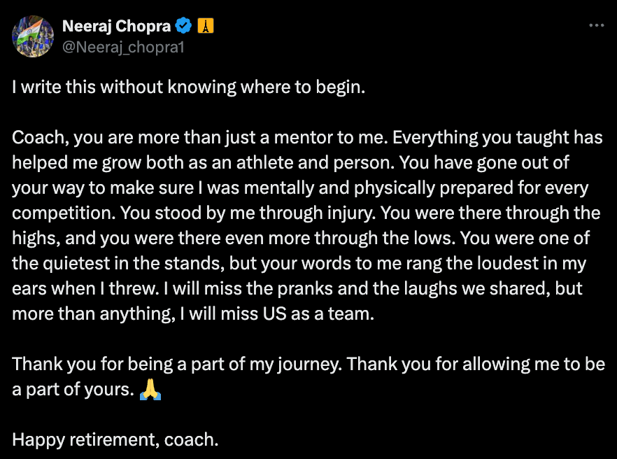 Neeraj Chopra