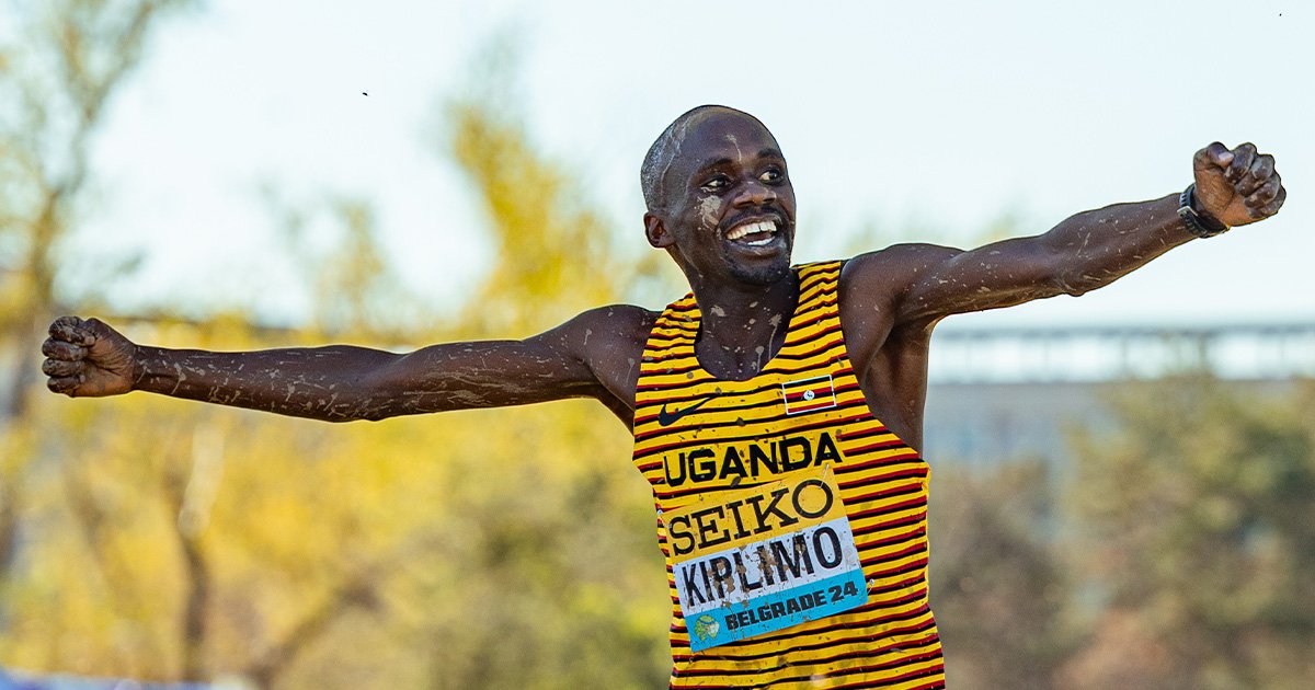 Jacob Kipmio wins back-to-back Men's World Athletics Cross Country Championships.