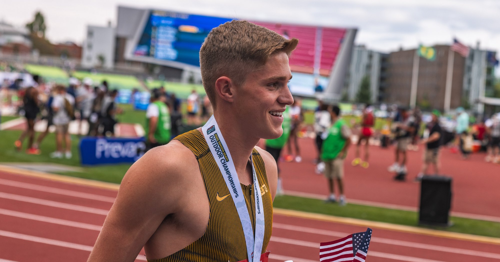 Cooper Lutkenhaus at the 2025 USATF Outdoor Track and Field Championships