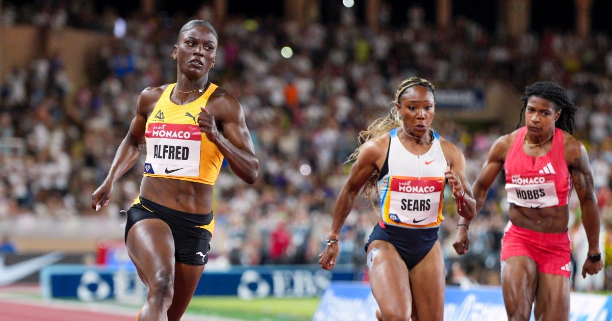 Julien Alfred | Photo courtesy Diamond League AG