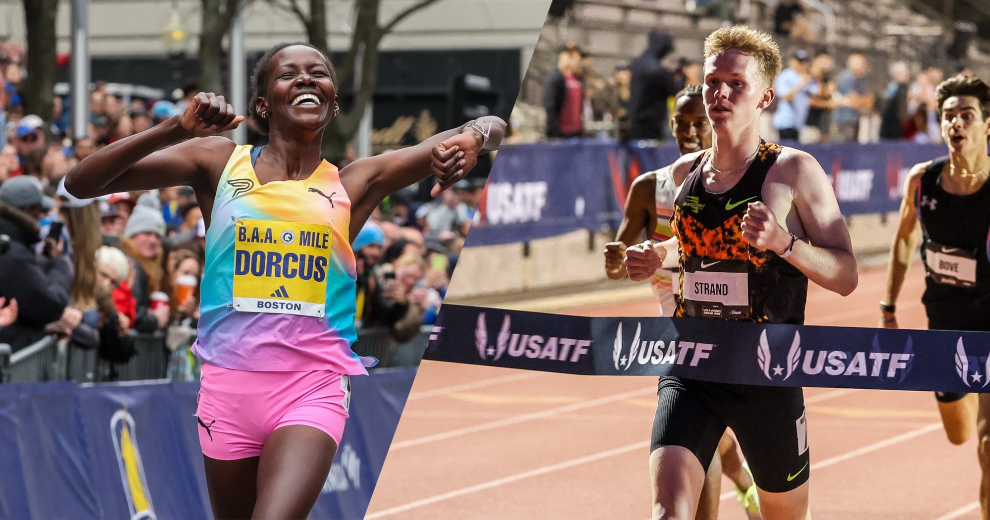 Dorcus Ewoi and Ethan Strand set to compete at the 2026 Kalakua Merrie Mile