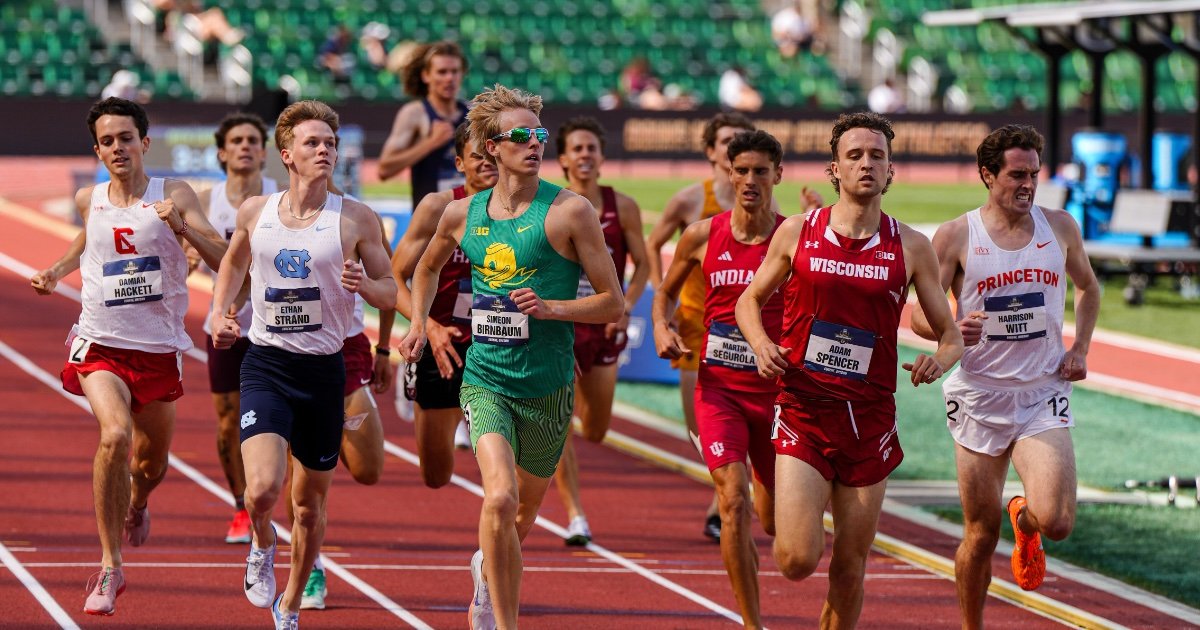 NCAA Track and Field Championships Men's 1500m Prelim, Heat One