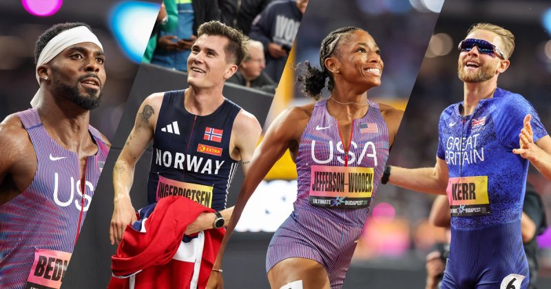 Kenny Bednarek, Jakob Ingebrigtsen, Melissa Jefferson-Wooden, Josh Kerr