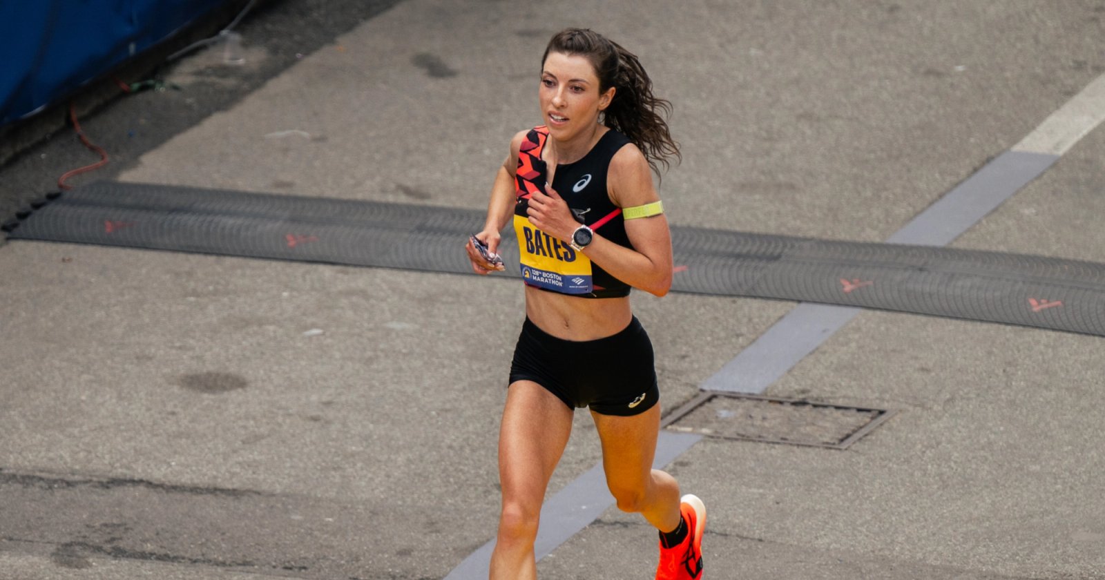 Emma Bates recorded her second top American finish at the Boston Marathon.