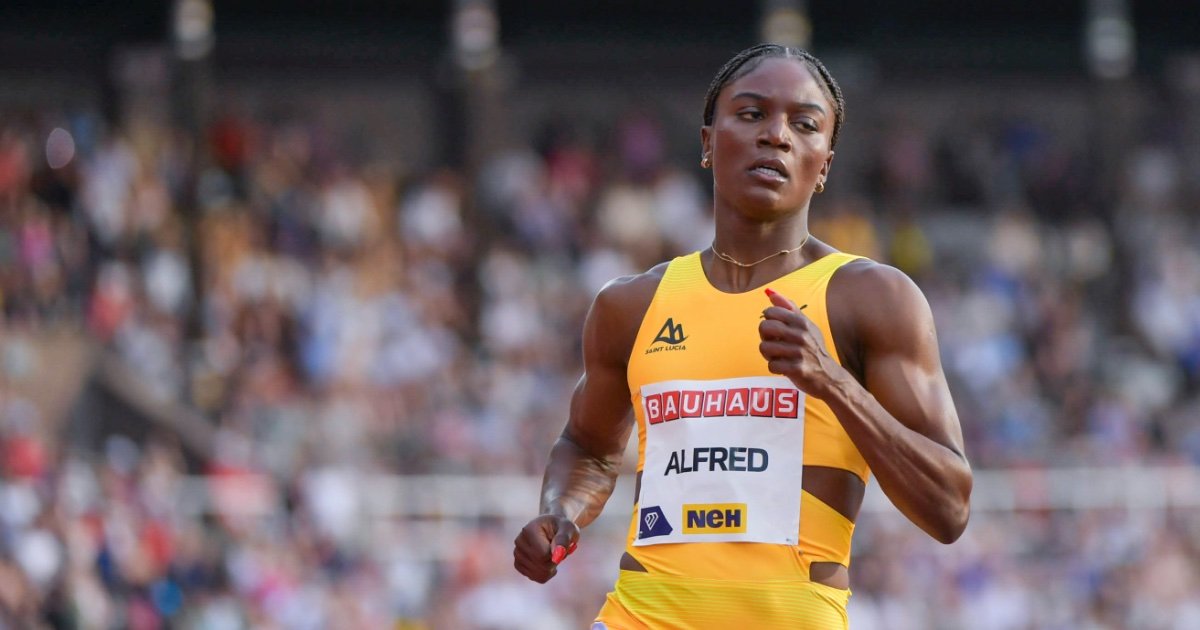 Julien Alfred | Photo courtesy Diamond League AG