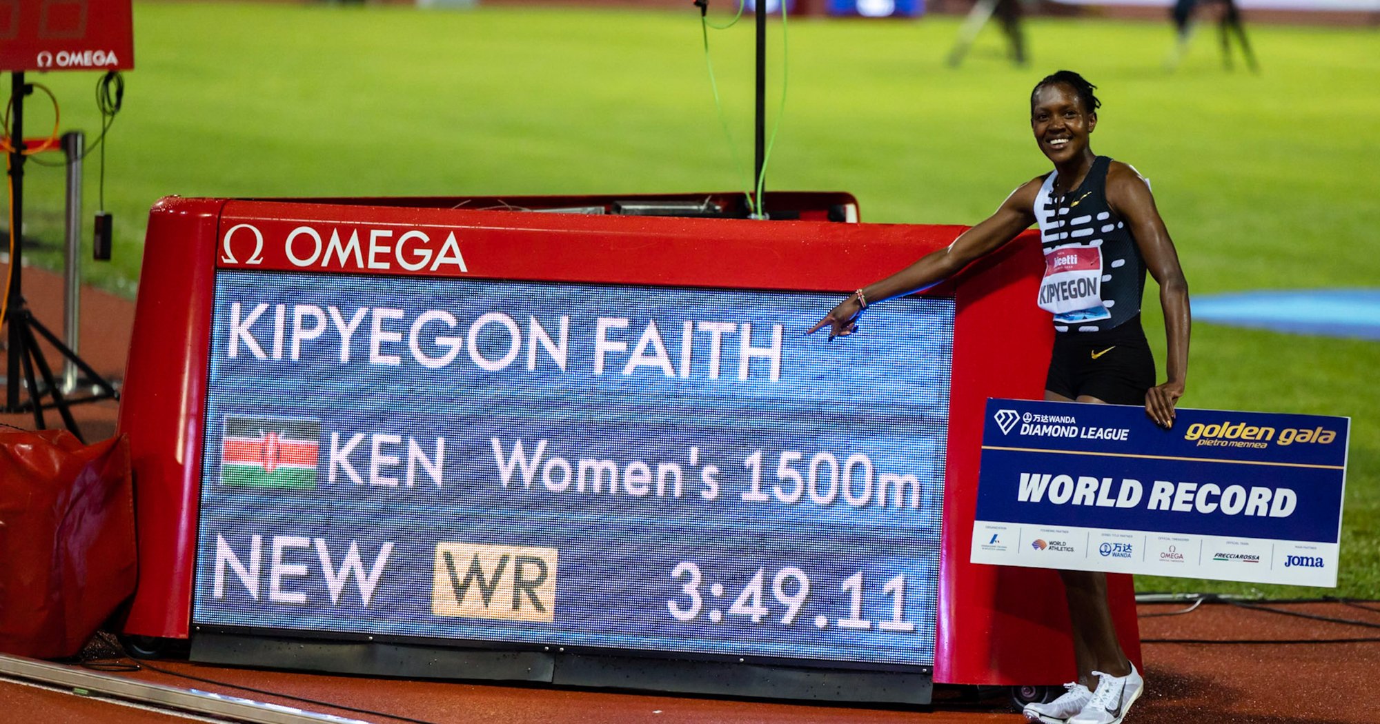 Faith Kipyegon 1500m World Record