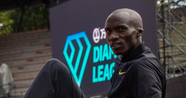 Joshua Cheptegei ahead of the 2023 Florence Diamond League